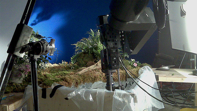 A Photron BC2 camera mounted on a cyclops.