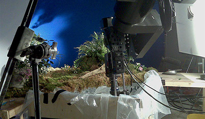 A Photron BC2 camera mounted on a cyclops.