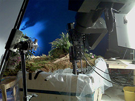 A Photron BC2 camera mounted on a cyclops.